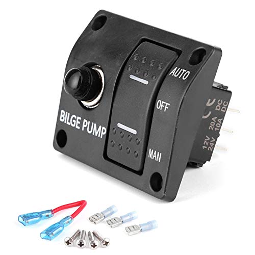 Painel de Comando para Bombas GENERICER Genericer - Interruptores e relés especiais - 12V, 15A, AC/DC, 3 polos