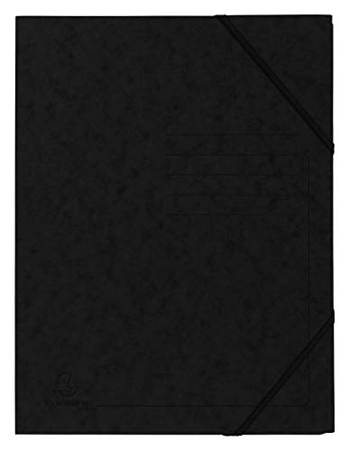 Pasta com Elástico EXACOMPTA (Preto - Polipropileno - A4) EXACOMPTA - Pastas de arquivo - preto, polipropileno, a4