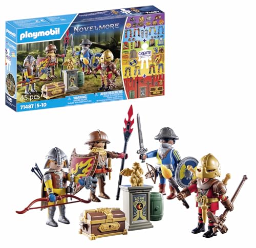 Figura Playmobil Knights of Novelmore (Idade Mínima Recomendada: 5 anos) PLAYMOBIL - Brinquedos - figura, playmobil, knights of novelmore, 5 anos, cavaleiros, armaduras