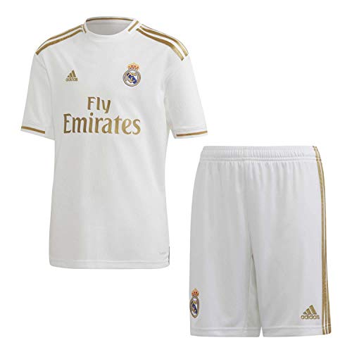 Equipamento Completo Unissex ADIDAS Real Madrid Y-Kit Branco para Futebol (164 cm) adidas - Roupa - unissex, futebol, 164 cm