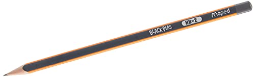 Lápis de Carvão MAPED Black Peps HB (Multicor - 12 Un) Maped - Lápis - multicor, 12 unidades, ponta arredondada