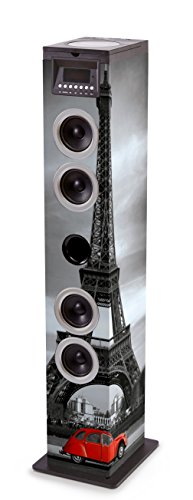 Bigben Interactif TW12CDPARIS3 aparelhagem de áudio BIGBEN - Alto-falantes - aparelhagem áudio, preto cinzento branco, 60 W, usb