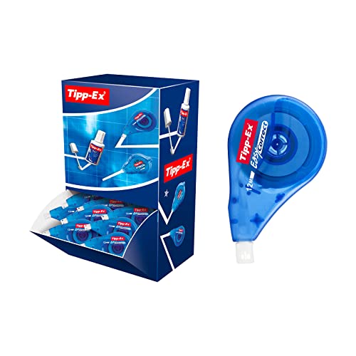 Fita Correctora TIPP-EX Easy Correct (Branco - 12 mm x 5 m) Tipp-Ex - Correção de fluídos, canetas e fitas - fácil, precisa, 12 mm, 5 m
