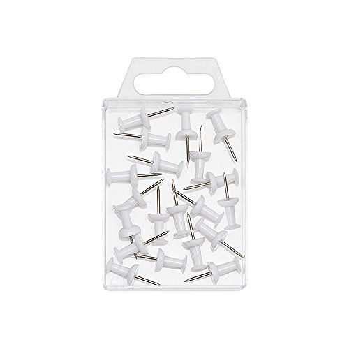 Conjunto de 20 Agulhas para Quadro Branco WEDO 054100 Wedo - Prendedores de latão - conjunto, 20 agulhas, quadro branco