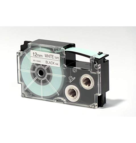 Cassete de Fita de Etiquetar CASIO XR-12WES Casio - Fitas de etiquetas e recargas - fita, etiquetar, casio
