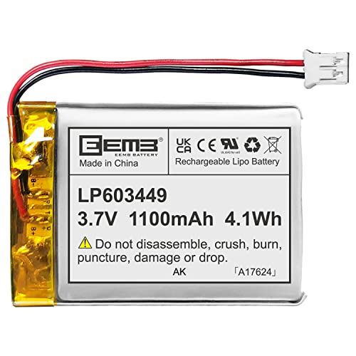 Bateria EEMB 3.7V 1100mAh (603449) (Recondicionado Como Novo) EEMB - Baterias - bateria, eemb, 3.7V, 1100mAh, recondicionado
