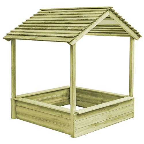 Casa de Brincar Exteriores VIDAXL | 123x120x145cm - Madeira vidaXL - Brinquedos - exteriores, 123x120x145cm, madeira