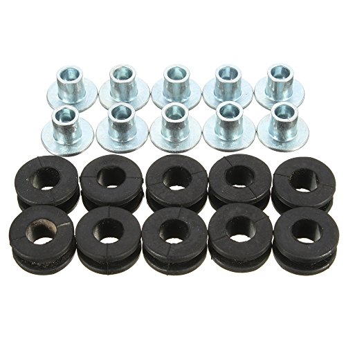 Kit de Acessórios para Mota-GOZAR 10 Peças GOZAR - Peças de rodas de veículos automotores - 10 peças, tampa de caixa, pegas, alça, suporte