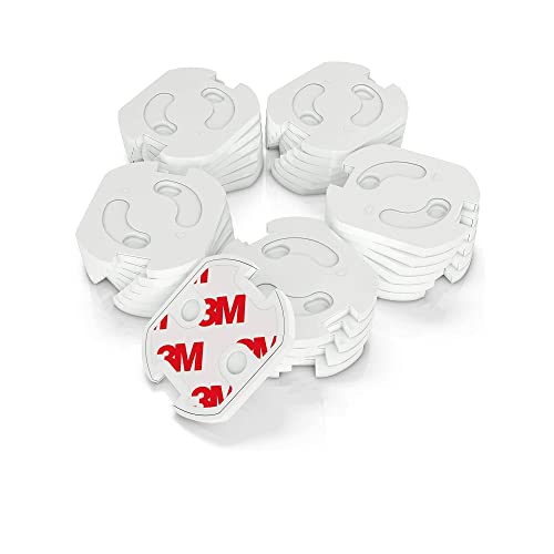 Conecto Proteção de Tomadas com Fita Adesiva 3M (30 Unidades) SatChef GmbH - Tampas de plugue elétrico - proteção, fita adesiva, 3m