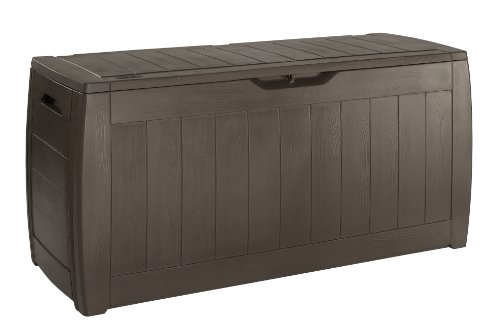 Caixa de Arrumação KETER Garden Box (Castanho - Aço - 61.5x43.5x39 cm) KETER - Caixas de mudança e envio - castanho, aço, 61.5x43.5x39 cm
