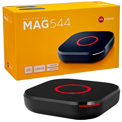 Receptor de TV MAG 544 (4K Ultra HD - Smart TV) infomir - Áudio - 4k, ultra hd, smart tv