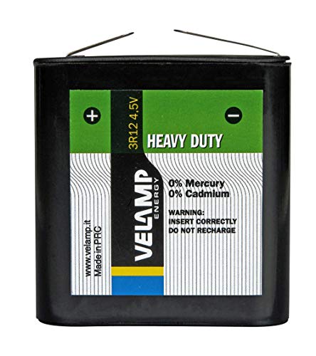 Pilha Não Recarregável VELAMP 3R12/1BP (4.5 V) Velamp - Baterias de uso geral - 4.5v, 500mah, aa, alcalino