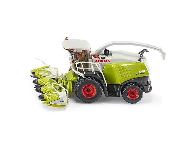 Veículo SIKU Trator CLAAS Jaguar 960 (Idade Mínima: 3 - Transportes) SIKU - Brinquedos - 3 anos, metal, escala 1:32, preto e amarelo