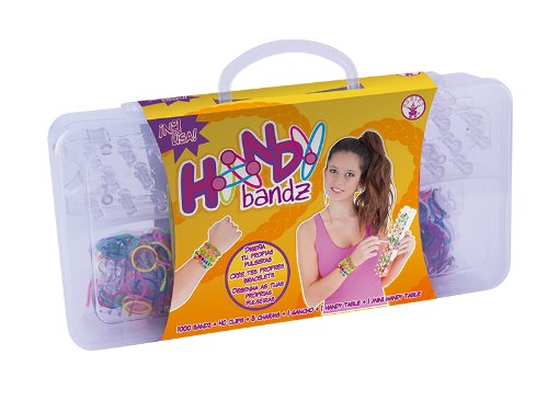 Bracelete de borracha rubie handy bandz 1.000 unidades Handy Bandz - Pulseiras - brinquedo, pulseira, borracha, rubie, handy bandz