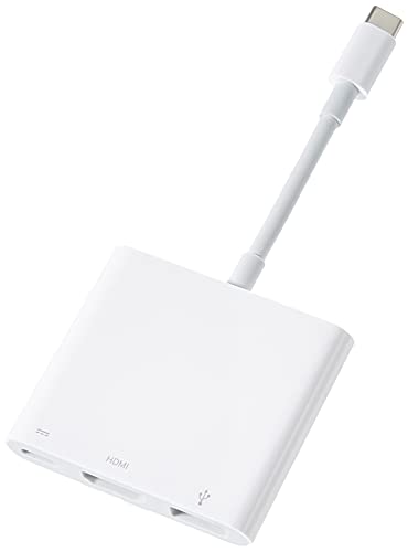 Adaptador APPLE (USB-C - HDMI e USB-A - 20 cm - Branco) Apple - Acessórios de computador - usb-c, hdmi, plug & play, 20 cm