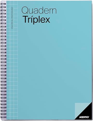Caderno de Planeamento ADDITIO Tríplex Profissional Azul Additio - Cadernos e bloco de notas - planeamento, cálculos, seções, avaliação