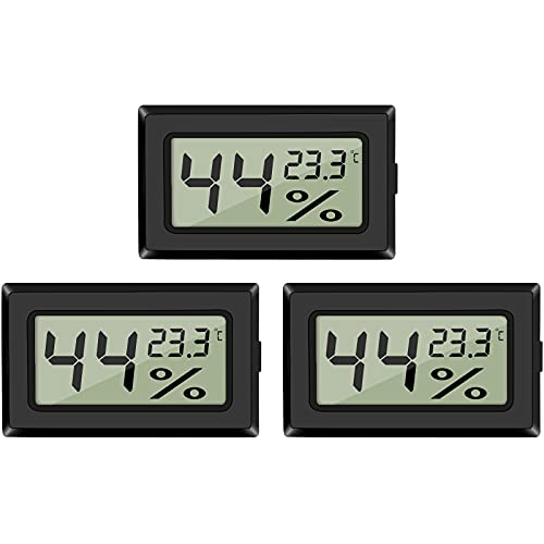 Termómetro Digital EEEKIT 3-Pack LCD Termómetro Medidor de Humidade EEEKit - Previsores do tempo e estações - lcd, medidor de humidade, precisão, visor iluminado