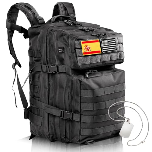 Mochila BLAYSX Pack Militar (Multicor - 40x25x15 cm) Anhui - Mochilas - militar, camuflagem, compartimento central, bolsos laterais