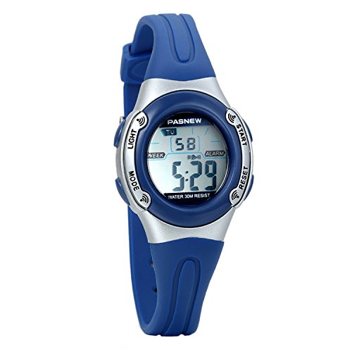 Relógio Desportivo AVANER BMABINI (Azul) Avaner - Relógios - desportivo, aço inoxidável, ecrã LED azul, resistente à água
