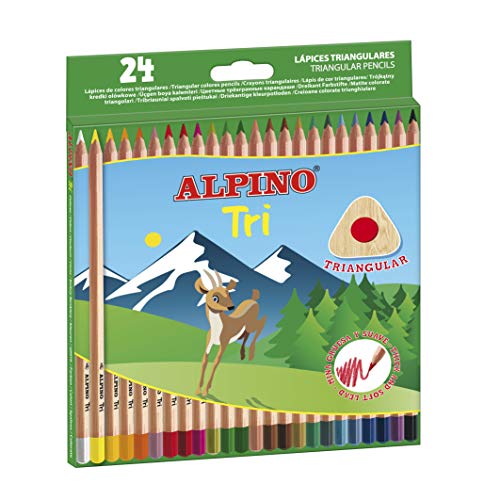 Estojo de Lápis ALPINO Tri Colors (Multicor) Alpino - Lápis - estojo, lápis, alpino, tri colors, multicor, crianças