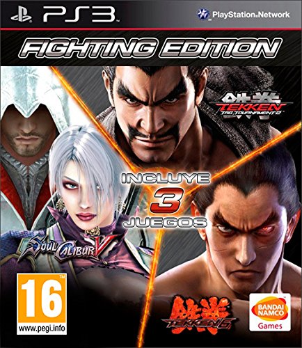 Jogo PS3 Tekken 6 + Tekken Tag Tournament 2 + Soulcalibur V (Fighting Edition) BANDAI NAMCO Entertainment Iberica - Software de jogos de vídeo - PS3, tekken 6, tekken tag tournament 2, soulcalibur v, luta