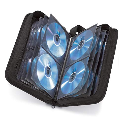 Caixa de Discos Óticos HAMA 0011616 (Preto) Hama - Estojos e organizadores de cd/dvd - 64 discos, nylon, preto, 180 g
