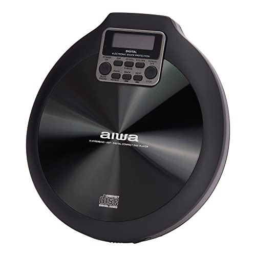 Aparelhagem Portátil Aiwa Pcd-810Rd Preto Aiwa - Áudio - mp3, cd, bateria, portátil