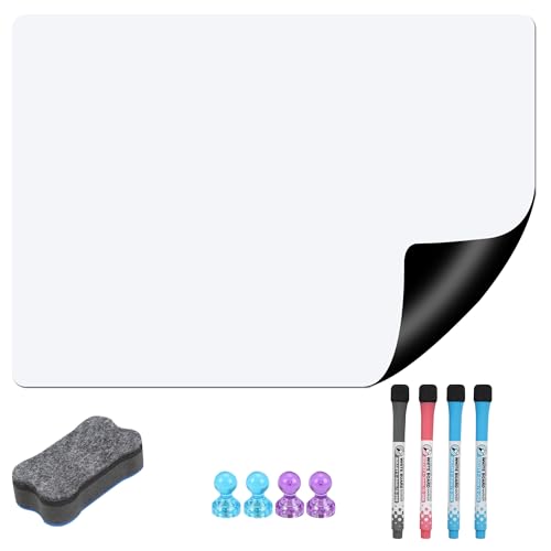 Quadro Magnético Autoadesivo Branco 42X29Cm HAOYULUO - Quadros brancos de apagar a seco - quadro magnético, autoadesivo, branco, 42x29cm