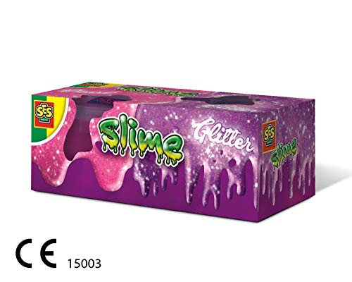 Slime de Brincar SES CREATIVE Glitter Dual Set SES CREATIVE - Massa de modelar e putty - slime, brincar, glitter, dual set, acessórios