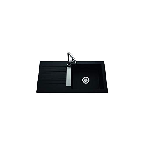 Lava Loiça EWI Soledad (Material: Resina - Preto) EWI - Pias de cozinha e utilidade - resina, preto