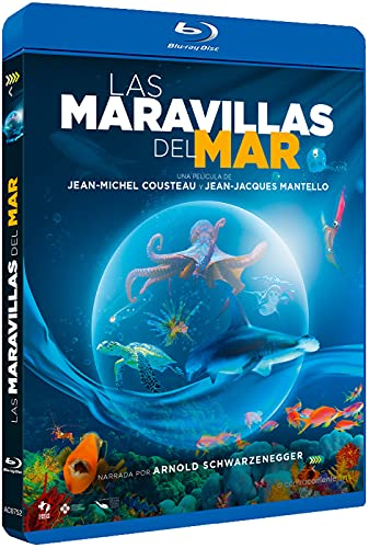 Blu-Ray Wonders Of The Sea/Las Maravillas Del Mar (Edição em Espanhol) KARMA - Dvds e vídeos - documentário, família Cousteau, preservação, ecossistemas