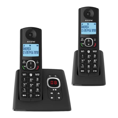 Telefone sem fio ALCATEL F530 Preto (Telefone Sem Fios) ATLINKS - Acessórios para telemóveis - sem fio, preto