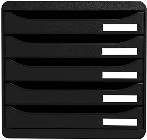 Bandeja de Papel EXACOMPTA 309714D (Preto) EXACOMPTA - Arquivos de armazenamento - preto, 347x278x271mm
