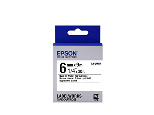 Cartucho de tóner EPSON LK-4WBN - C13S050638 Epson - Fitas de etiquetas e recargas - preto, epson labelworks