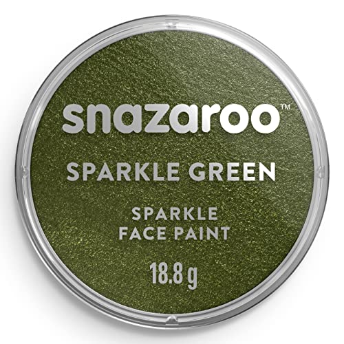 Pintura Facial SNAZAROO Aqua Color 18Ml Verde Perla Snazaroo - Maquiagem de fantasia e palco - verde, perla, 18ml