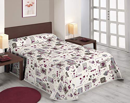 Sábana de cama Sabanalía Love (280x240 cm) SABANALIA - Roupa de cama e cama - 280x240 cm, sabana amor