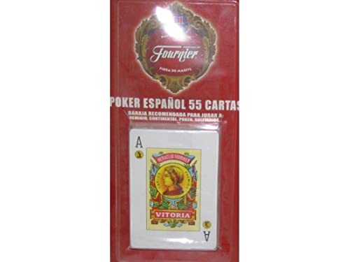 Cartas Fournier Spanish Poker Baraja (Idade Mínima Recomendada: 3 anos) Fournier - Jogos - cartas, espanhol, poker, baraja