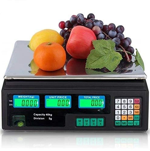 Balança de Cozinha MAXELL POWER (Capacidade: 40 kg - Precisão: 1 g) MAXELLPOWER - Utensílios de Cozinha - 40 kg, precisão 1 g, função volume, várias unidades