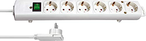 Extensão Elétrica BRENNENSTUHL 1153320100 (6 Tomadas - Tipo F - 2m) Brennenstuhl - Filtros de linha e supressores de surtos - 6 tomadas, tipo f, 2m, proteção para crianças