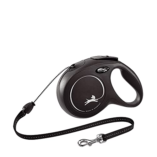 Trela para Cães FLEXI Classic Retrátil (Preto - 5 m) FLEXI - Trelas para animais de estimação - extensível, retrátil, 5m, cães grandes