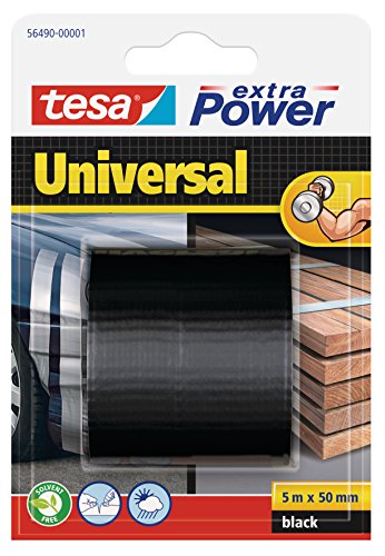 Fita Adesiva Universal Extra Power 50Mm X 5M Tesafix Preto TESA - Fita adesiva de ferragens - universal, extra power, 50mm x 5m, reparação