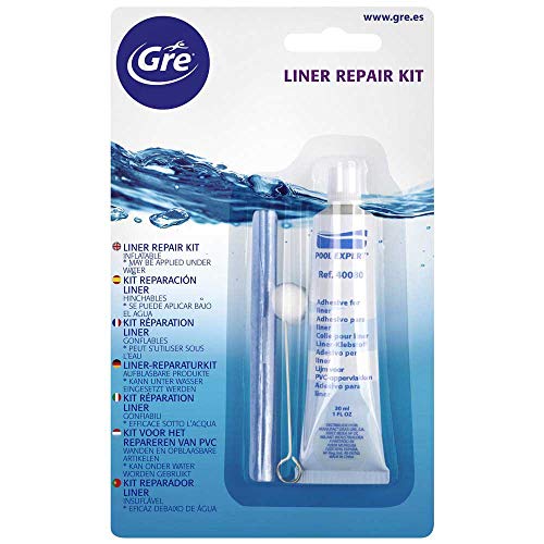 Kit de reparação para piscina GRE 40080 (Recondicionado Como Novo) Gre - Cola e adesivos de hardware - kit, reparação, piscina, gre 40080