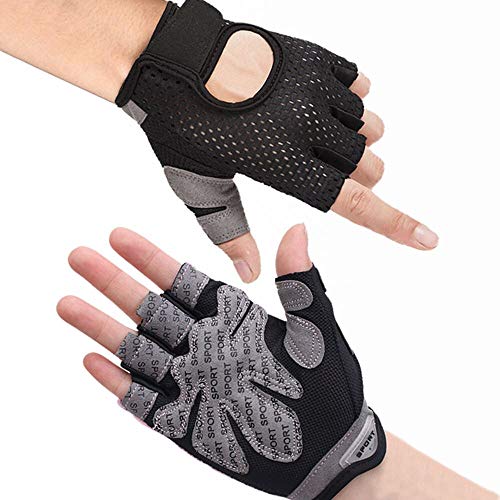 Luvas Unisexo Hually 2.0 Preto para Fitness (7) Hually - Luvas de levantamento de peso e suportes para as mãos - unissex, fitness, preto