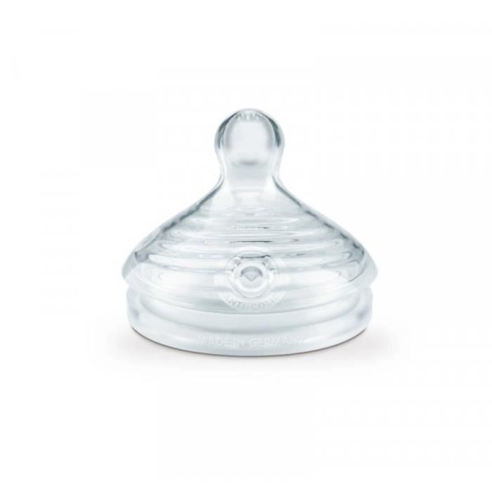 Conjunto de biberões NUK Nature Sense 2 peças NUK - Suplementos de alimentação por sonda - microperforações, anti-cólicas, flexíveis, 0-6 meses