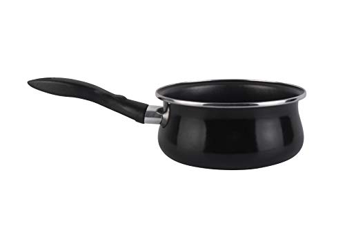 Caçarola MAGEFESA Esmaltada (Preto - Alumínio - 16cm) Magefesa - Panelas de molho - alumínio, preto, antiaderente