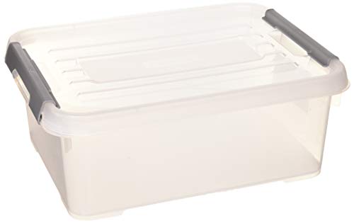 Caixa de Arrumação ALLIBERT Handy Plus Cinzento Allibert - Recipientes de armazenamento doméstico - cinzento, plástico, 30x25x15 cm