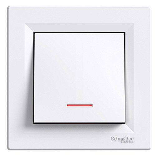 Schneider Electric ASFORA10 Interruptor de luz e tomada Schneider Electric - Interruptores elétricos - 230v, metal, preto, ca