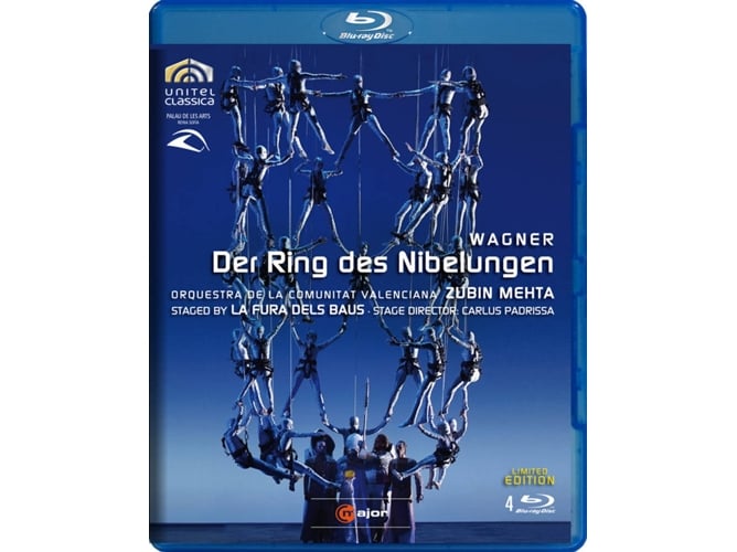 Blu-Ray Mehta/Zubin/Comunitat Valencia - Der Ring Des Nibelungen C Major - Dvds de filmes e programas de televisão - blu-ray, mehta, zubin, comunitat valencia, der ring des nibelungen
