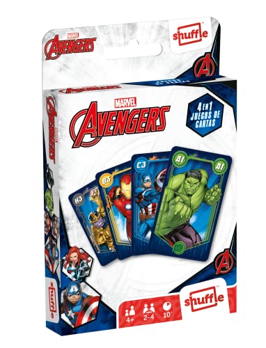Jogo de cartas AVENGERS Shuffle (3 anos) Avengers - Jogos de cartas - cartas, marvel, super-heróis, multi-jogador