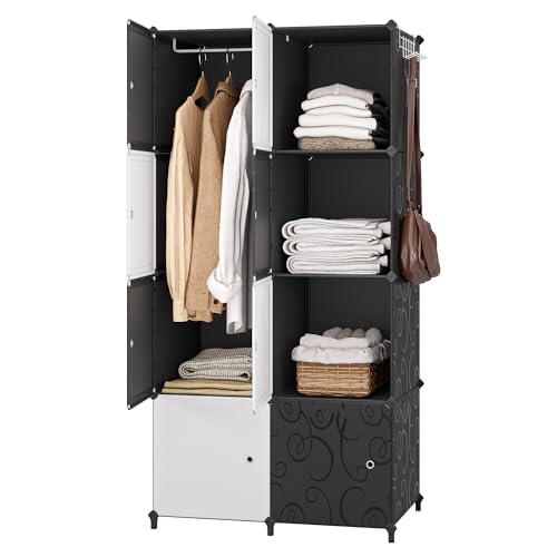 Organizador de Roupa Portátil JOISCOPE 8 Cubos JOISCOPE - Organizadores de armário e cabideiros - portátil, 8 cubos, compacto, moderno
